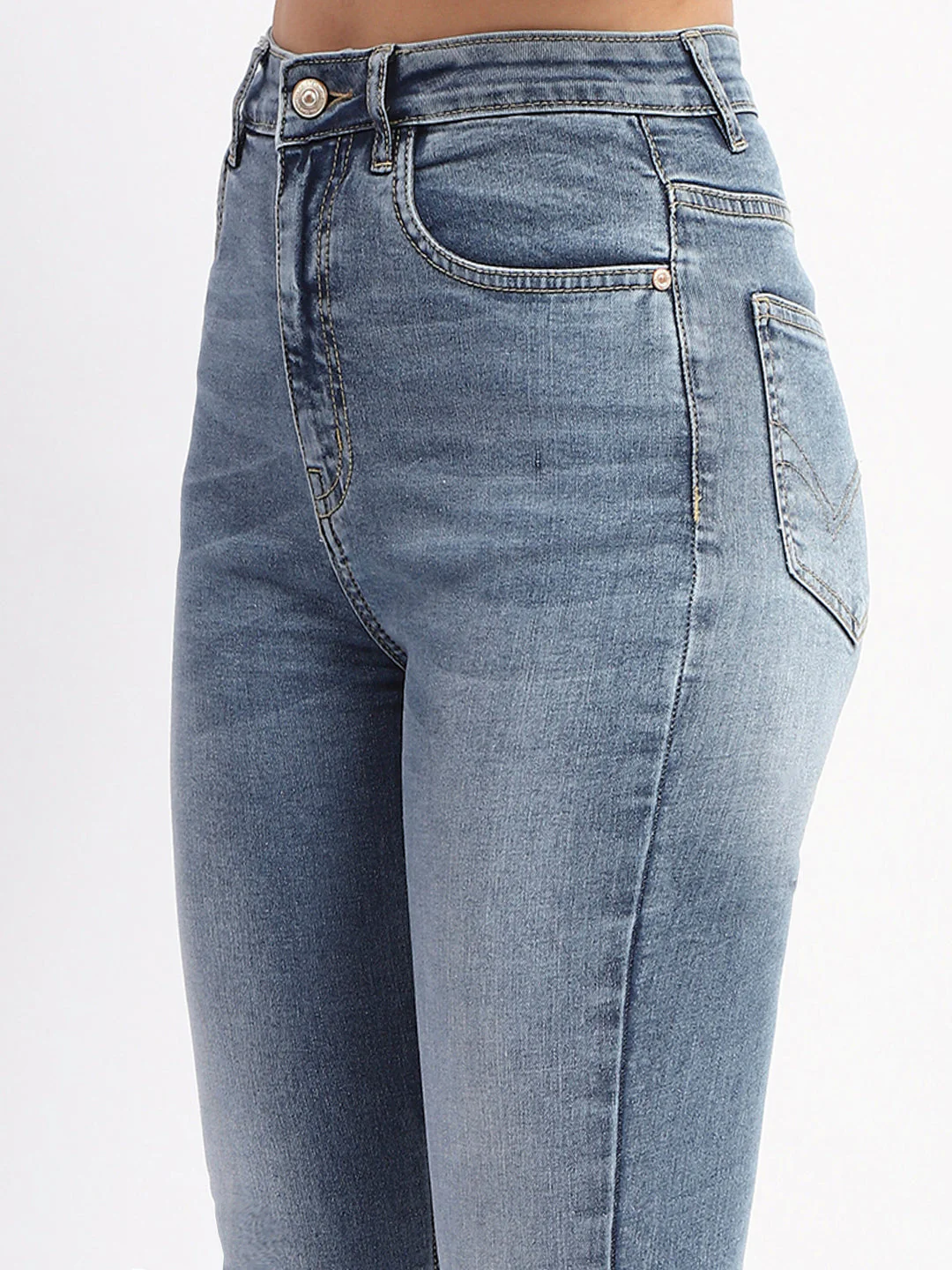 Madame Straight Fit Light Blue Denim - Image 6