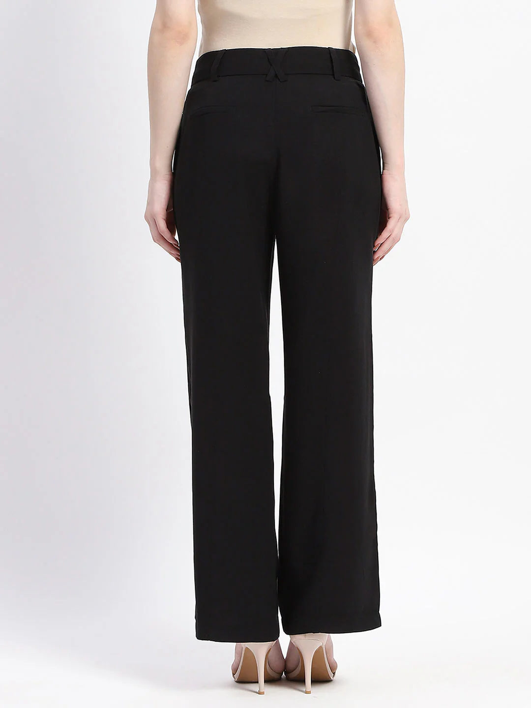 Madame Black Wide-Leg Trousers - Image 5
