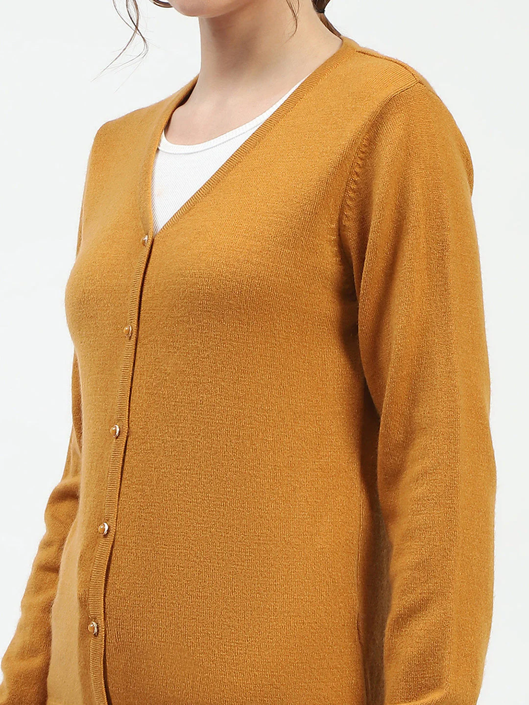 Madame Mustard Button-Up Cardigan - Image 6