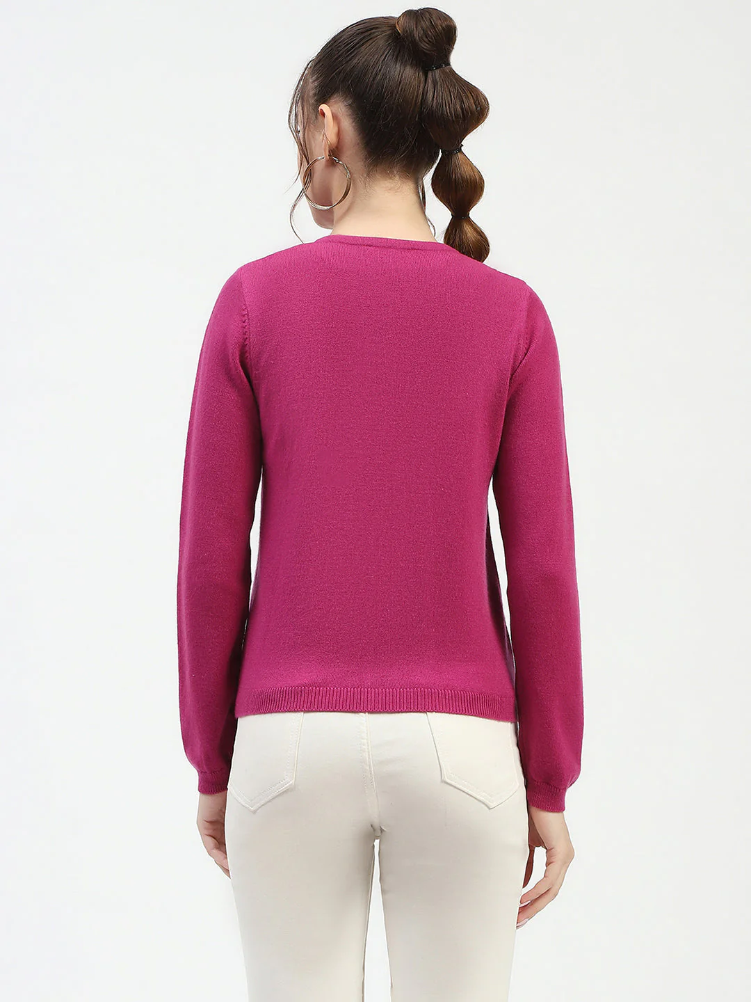 Madame Magenta Button-Up Cardigan - Image 5