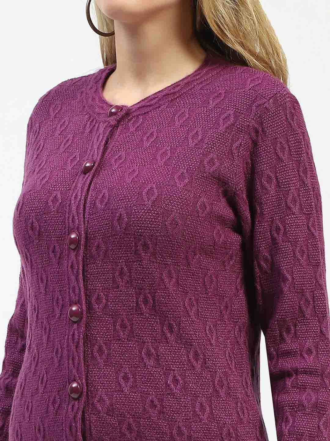 Madame Plum Buttoned Cardigan - Image 6