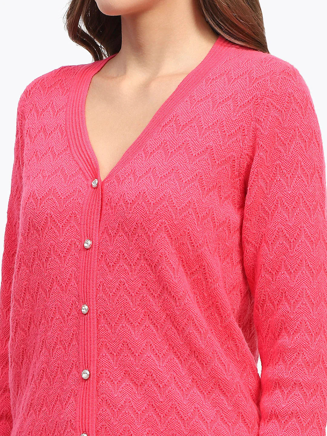 Madame Coral V Neck Cardigan - Image 6