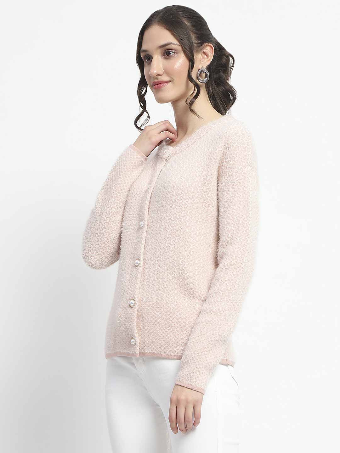 Madame Button Down Beige Cardigan - Image 5