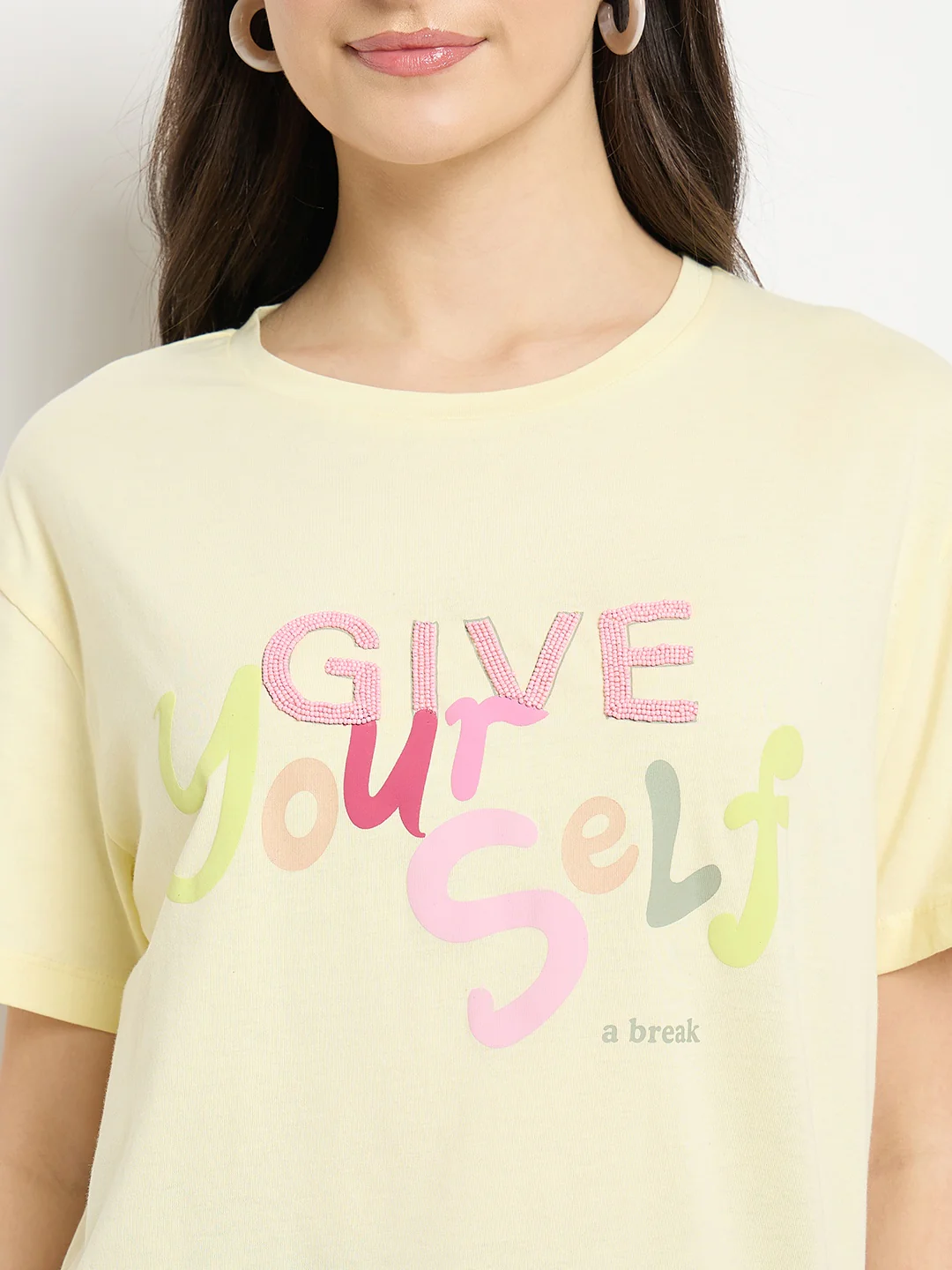 Madame Lemon Cotton Printed T-Shirt - Image 7
