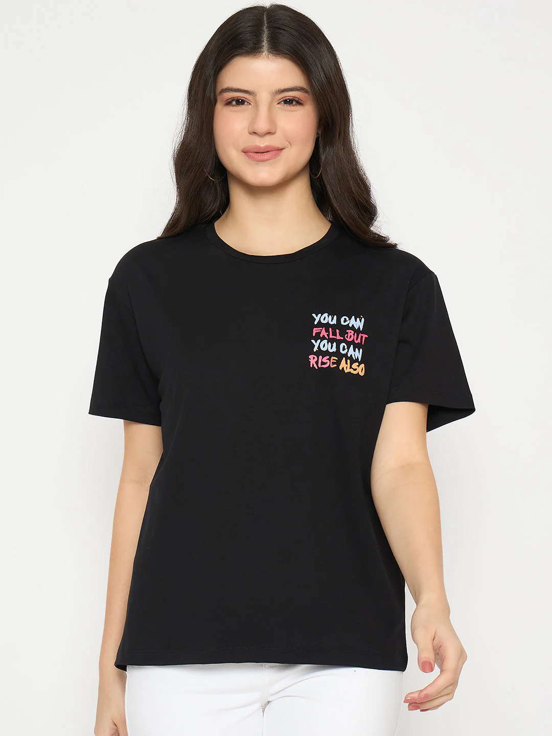 Madame Front and Back Graphic Print Black Sinker T-shirt - Image 3