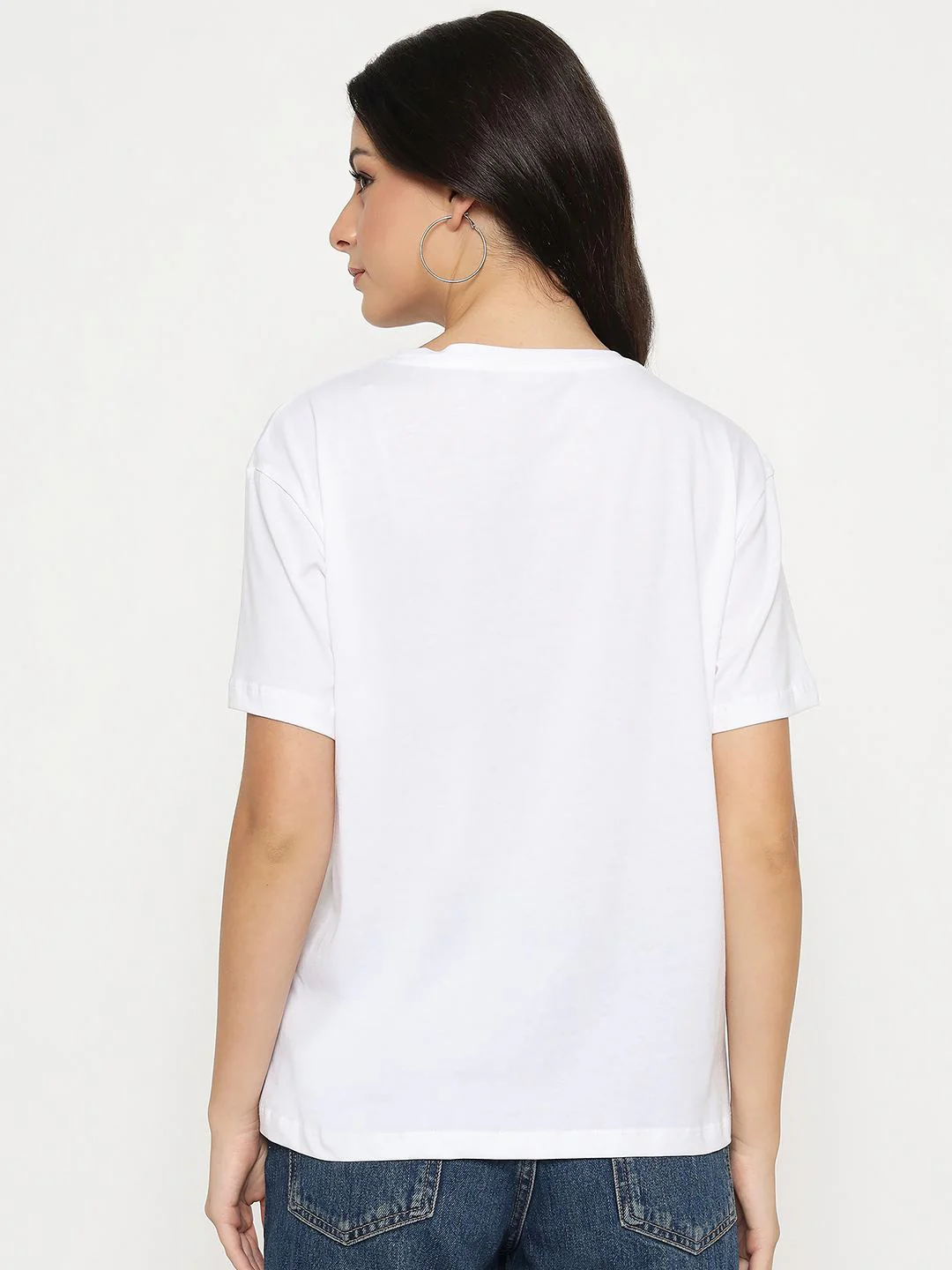 Madame Tyopgraphy Print White Cotton T-shirt - Image 6