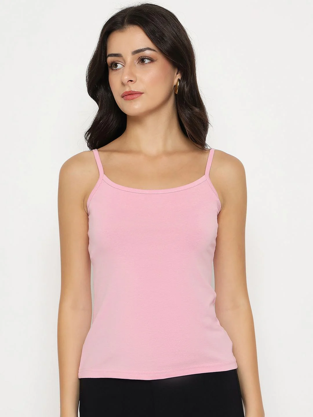 Madame Textured Nylon Blend Pink Full Sleeve Shirt - Image 6