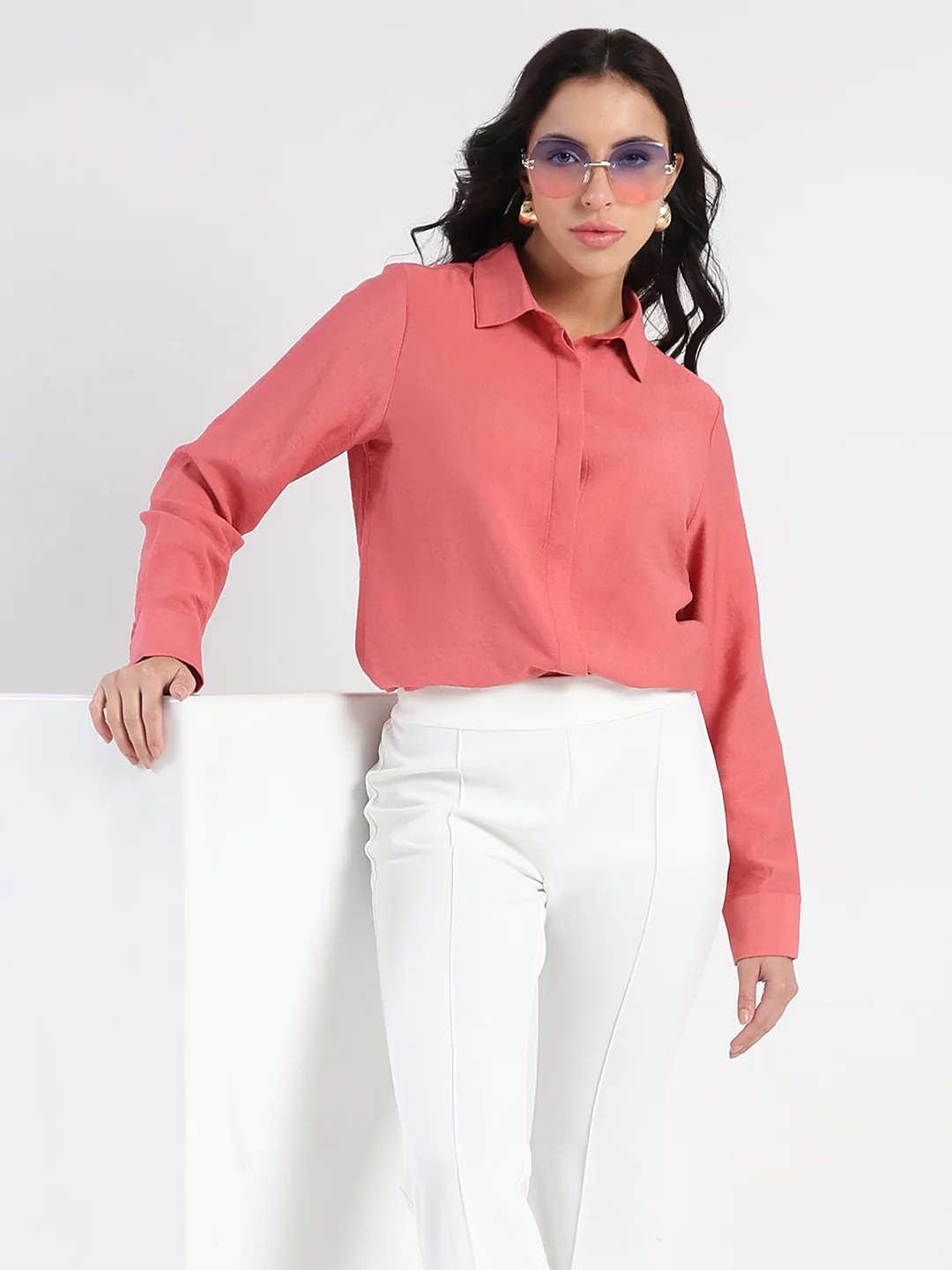 Madame Coral Rayon Blend Shirt - Image 6