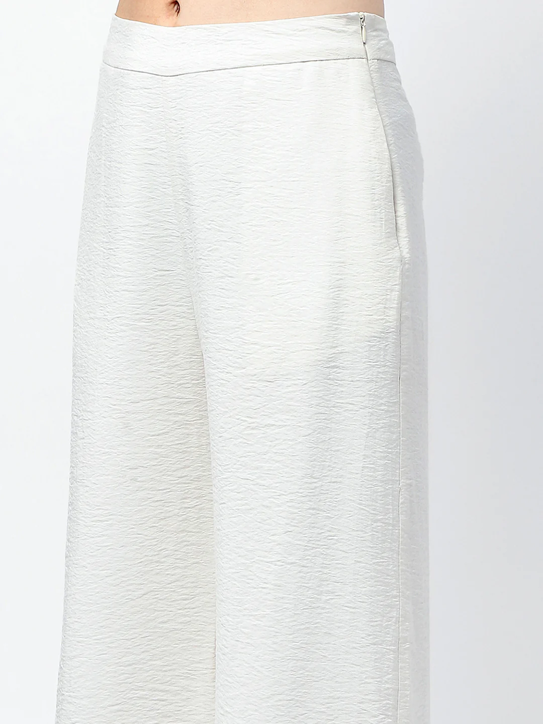 Madame Floral Print Top and Straight Trousers Off White Co-ord Set - Image 8