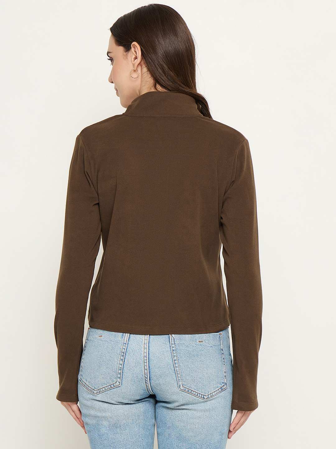 Madame Brown High Neck Top - Image 6