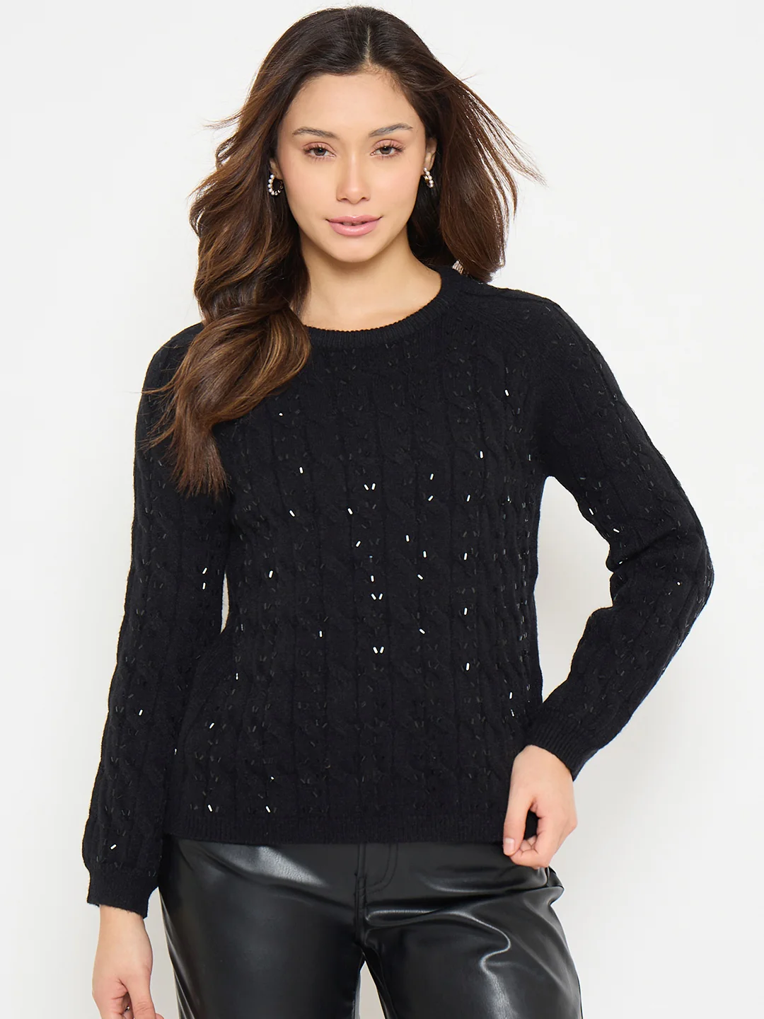 Madame Black Knit Sweater