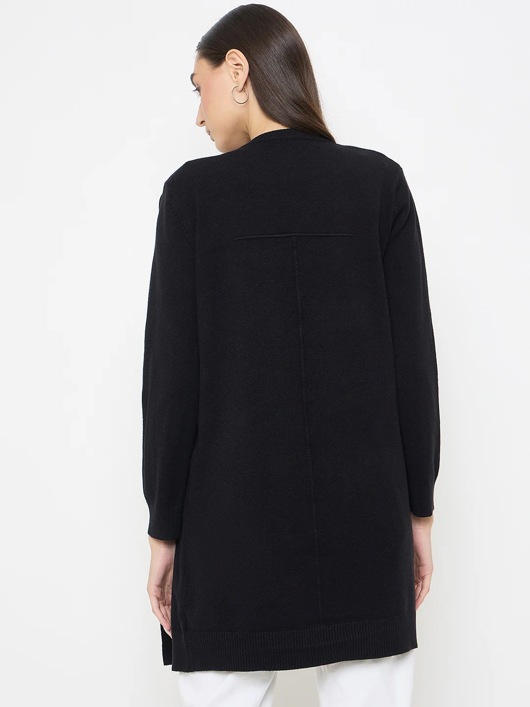 Madame Black Knit Long Shrug - Image 6
