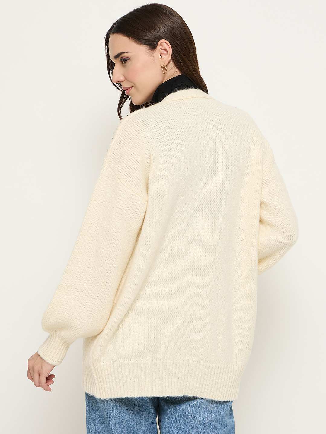 Madame Beige Front Pocket Shrug - Image 6
