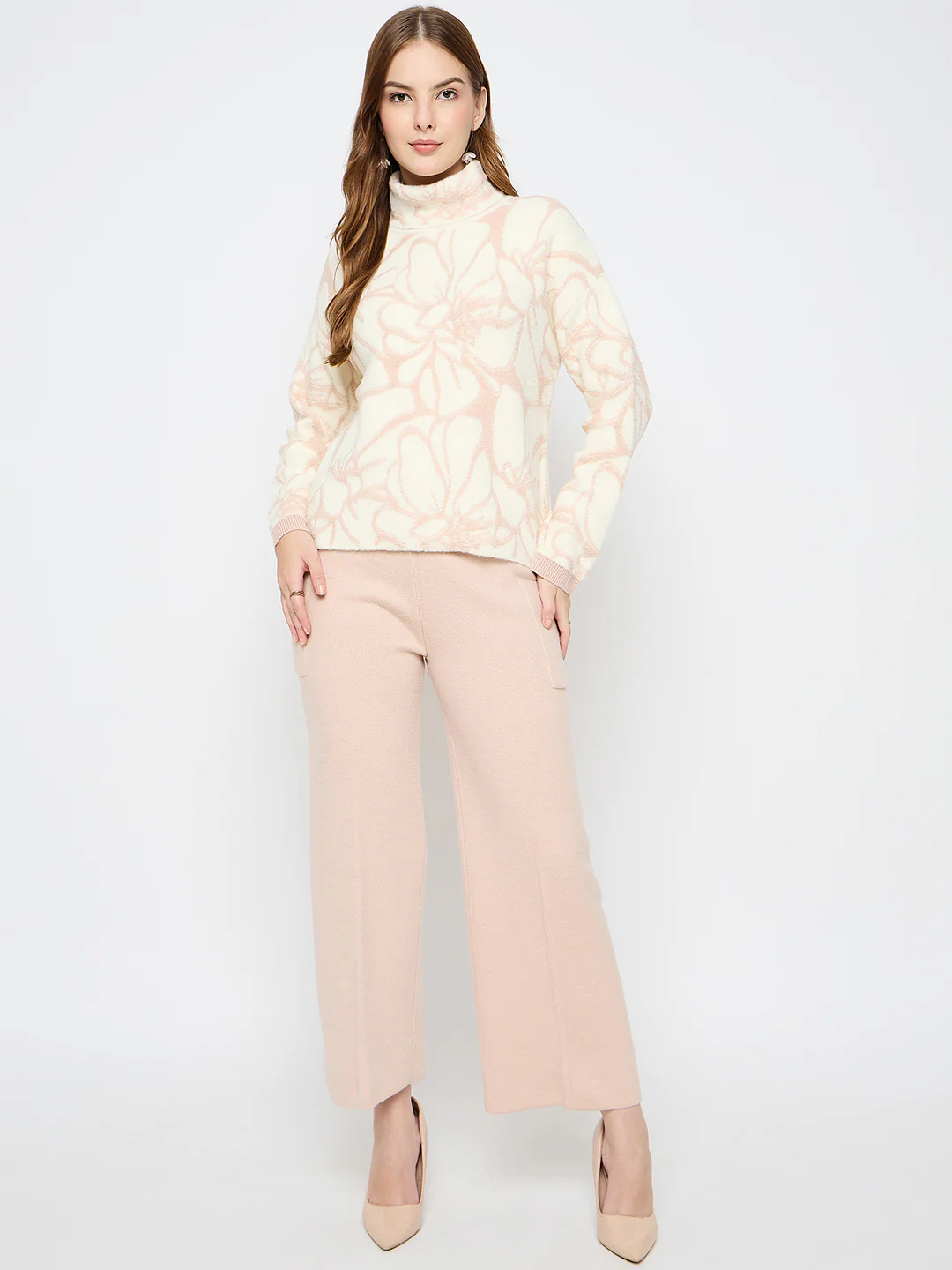 Madame Self Design Pink Co-ord Set - Image 3