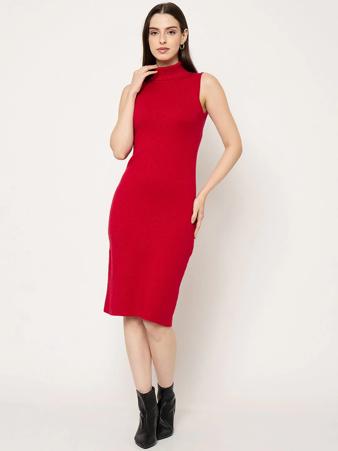Madame Off White Dress and Cardigan Knitted Co-ord Set - Image 6