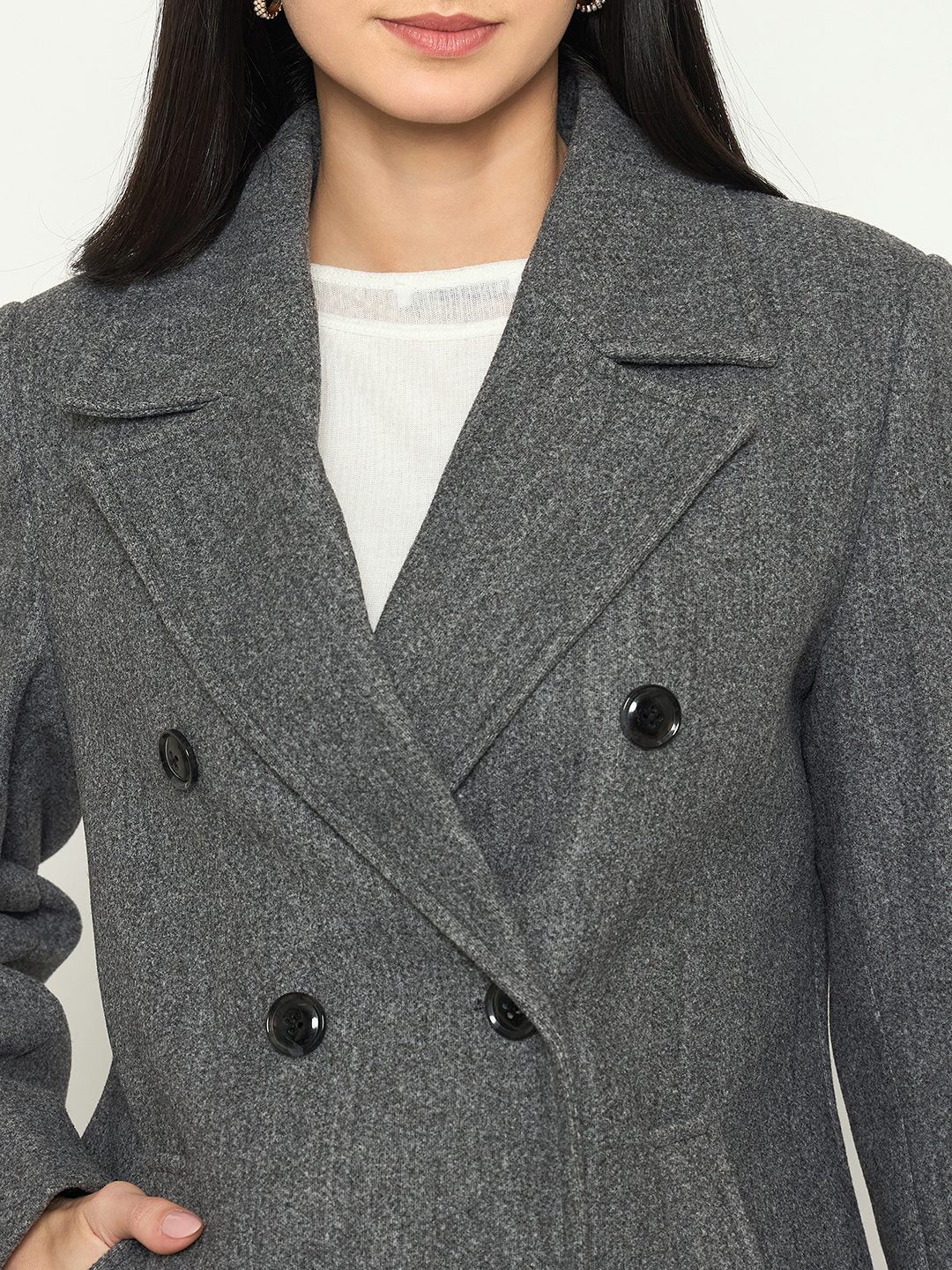Madame Anthra Grey Blazer - Image 7