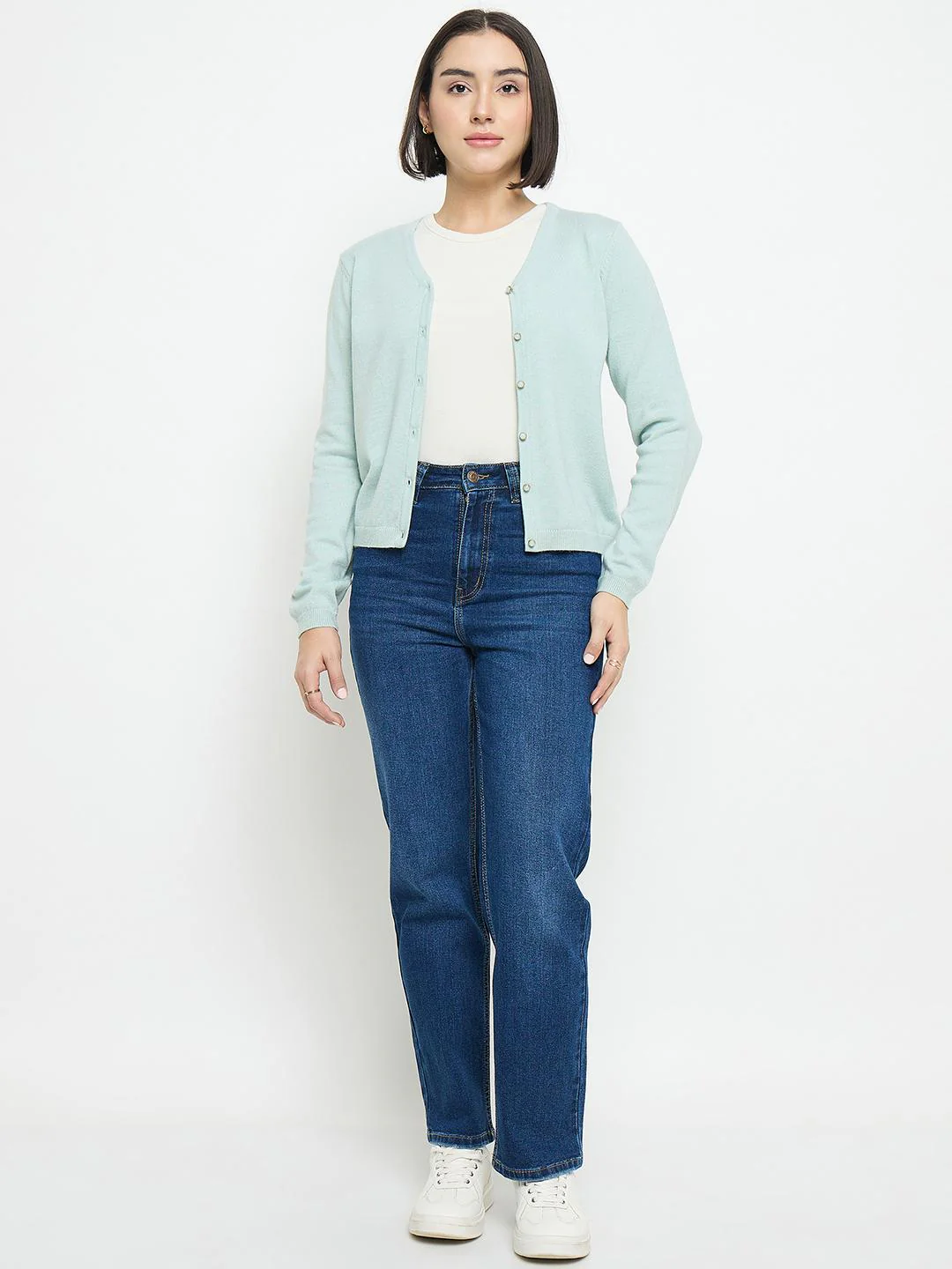 Madame Straight Fit Mid Blue Jeans - Image 2