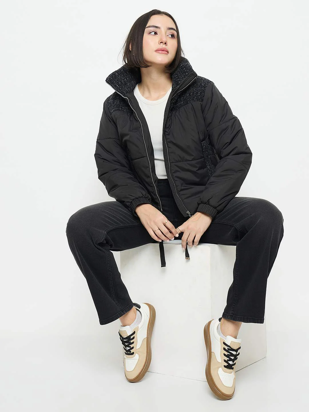 Madame Dark Grey Straight Fit Jeans - Image 3