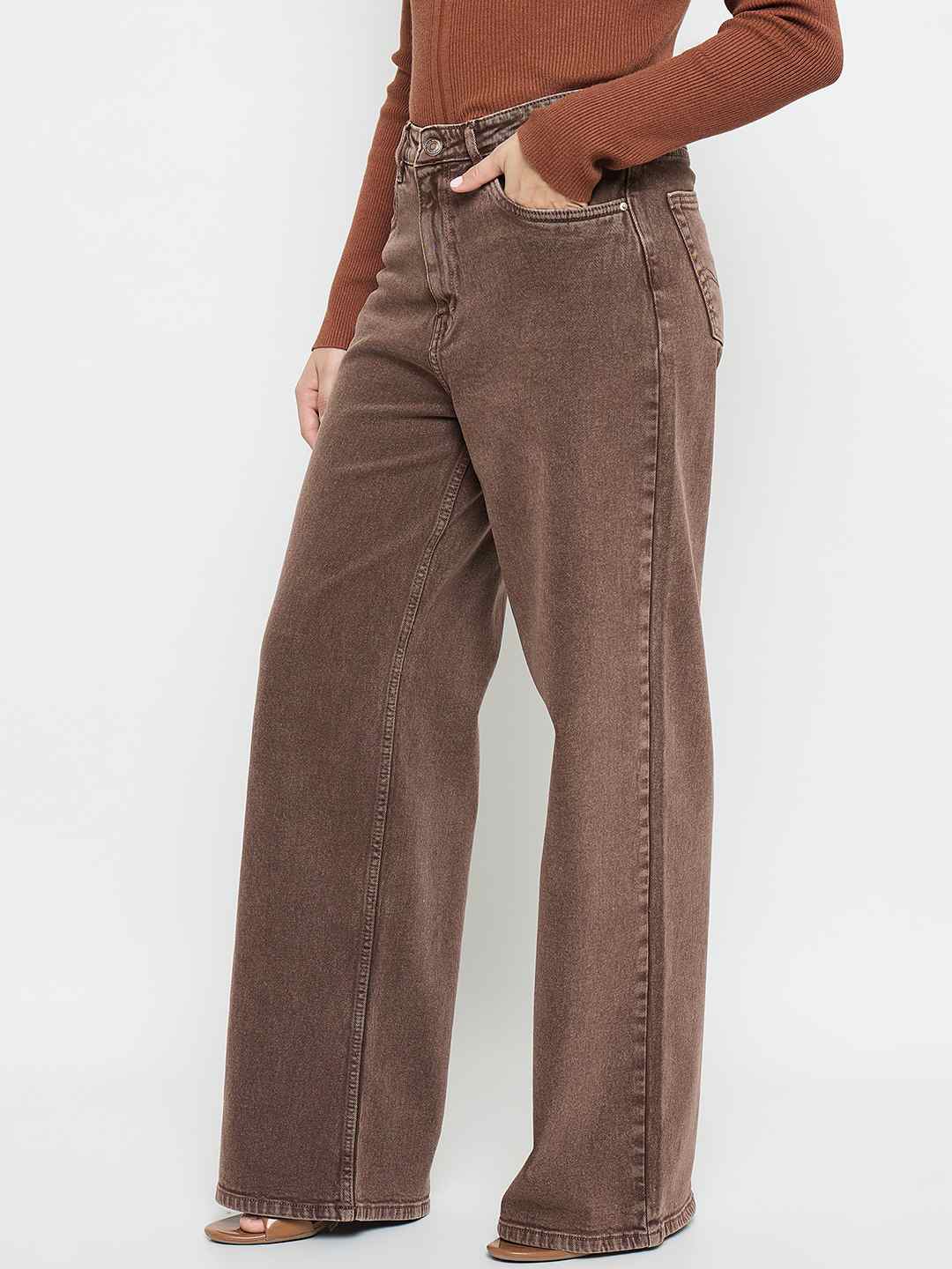 Madame Brown Straight Fit Jeans - Image 5