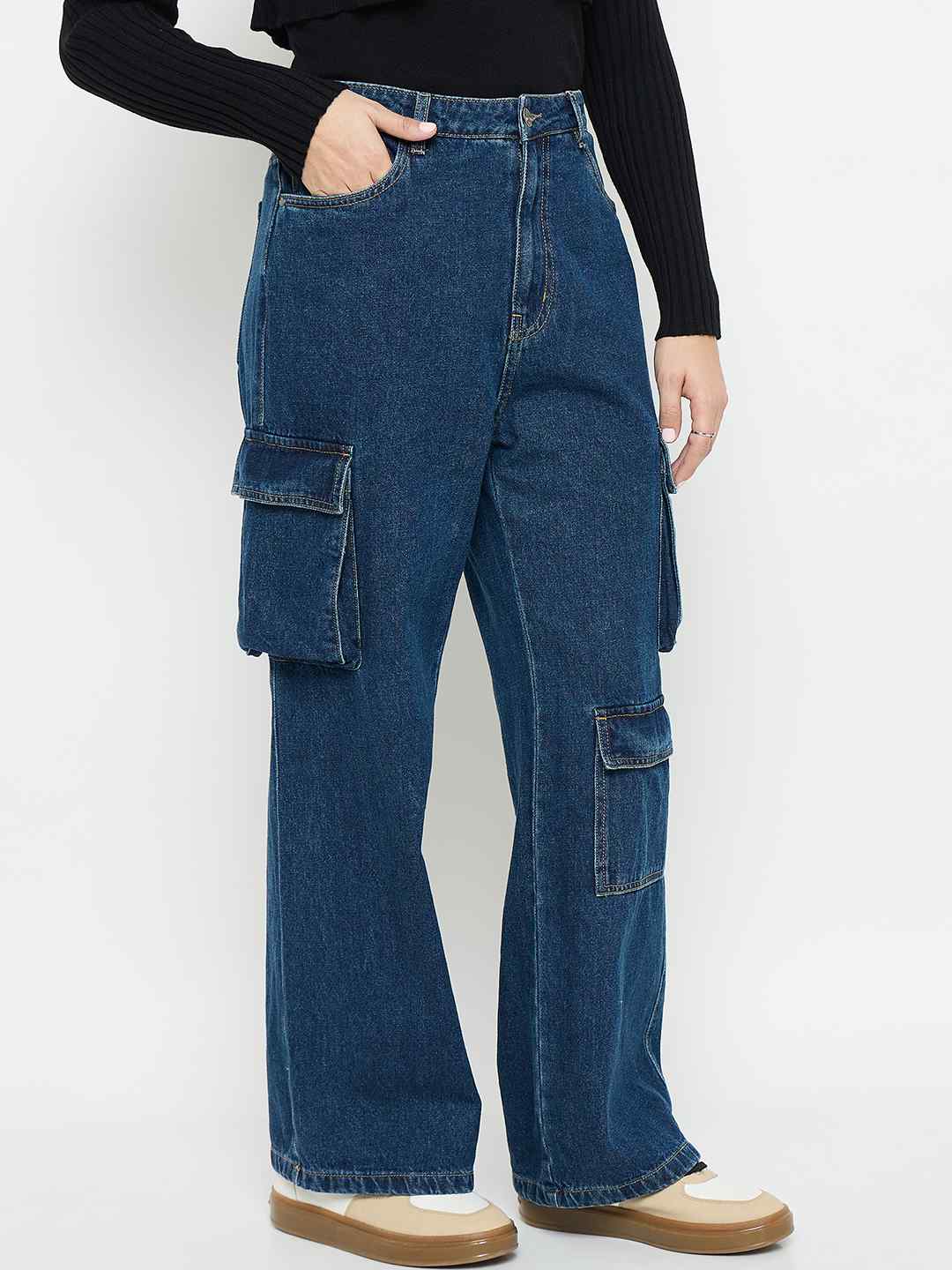 Madame Dark Blue Cargo - Image 4
