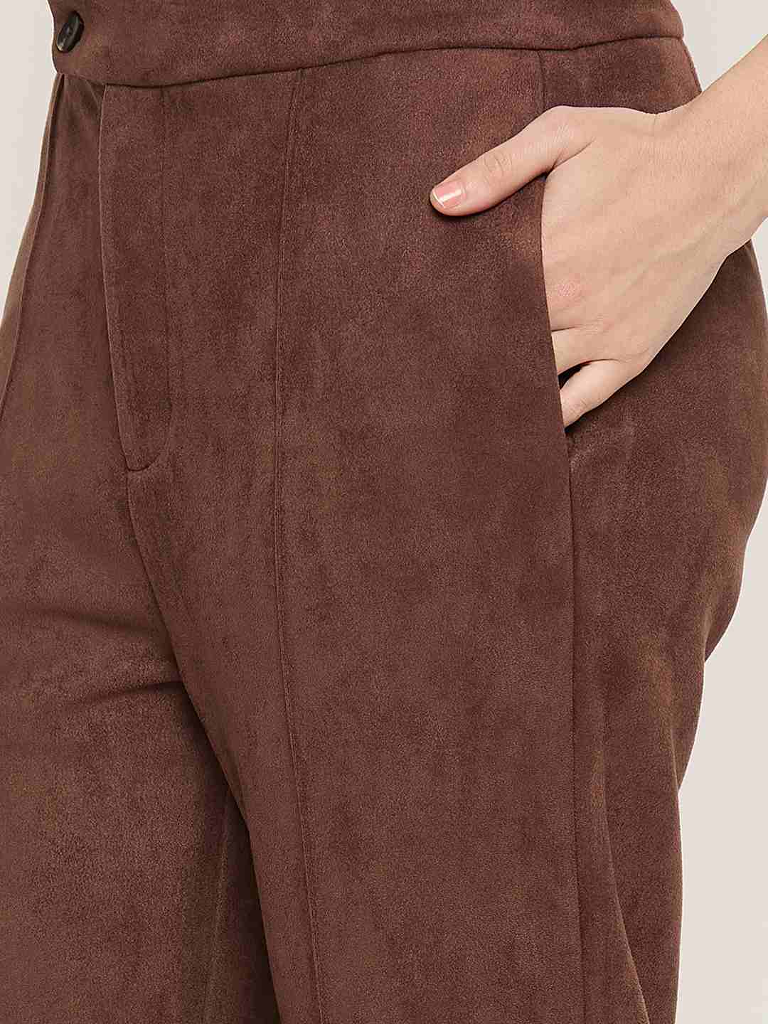 Madame Brown Tapered Trousers - Image 7