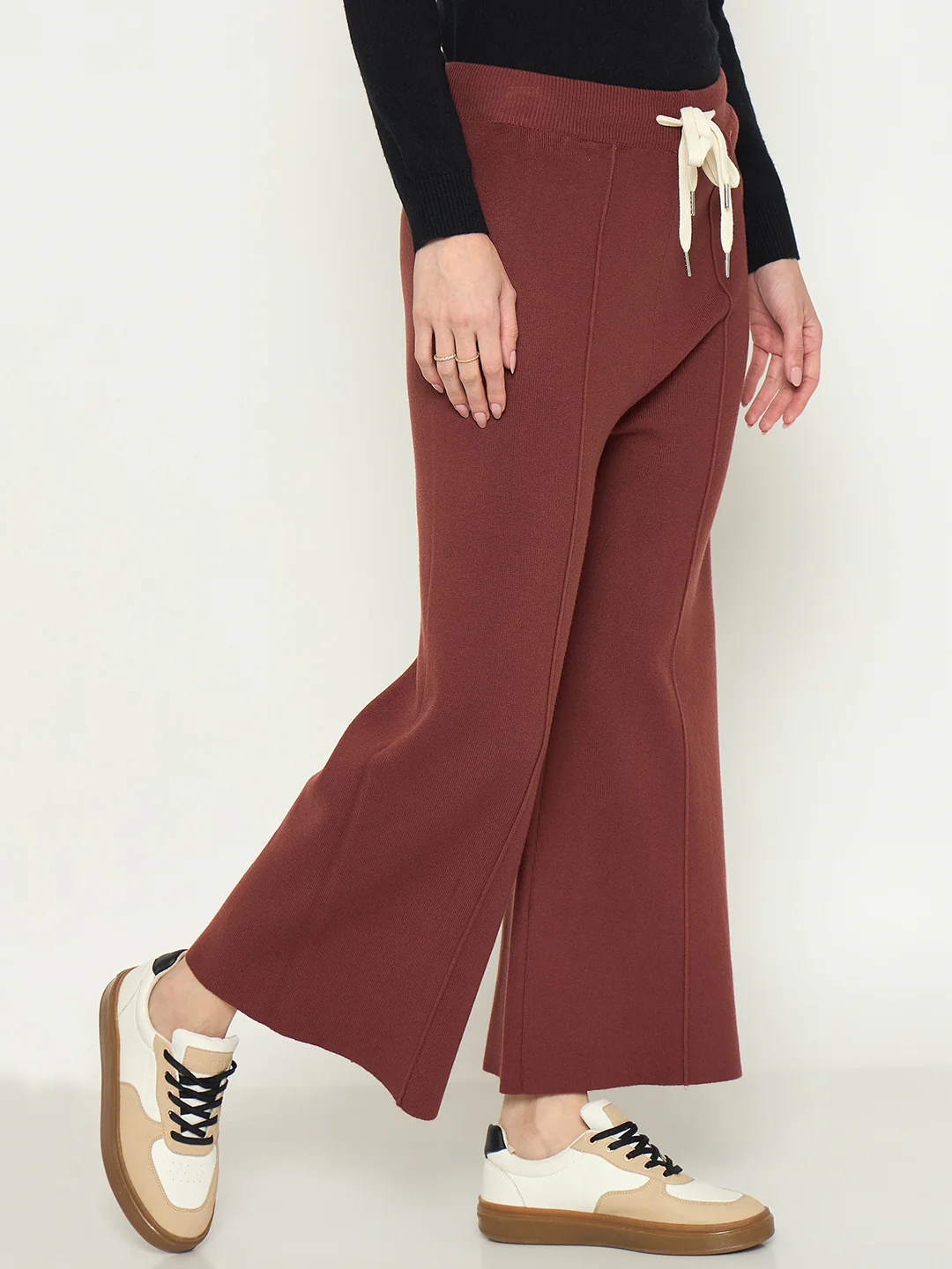 Madame Rust Colour Wide Leg Bottoms - Image 4