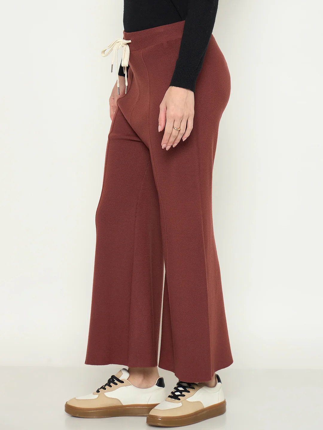 Madame Rust Colour Wide Leg Bottoms - Image 5