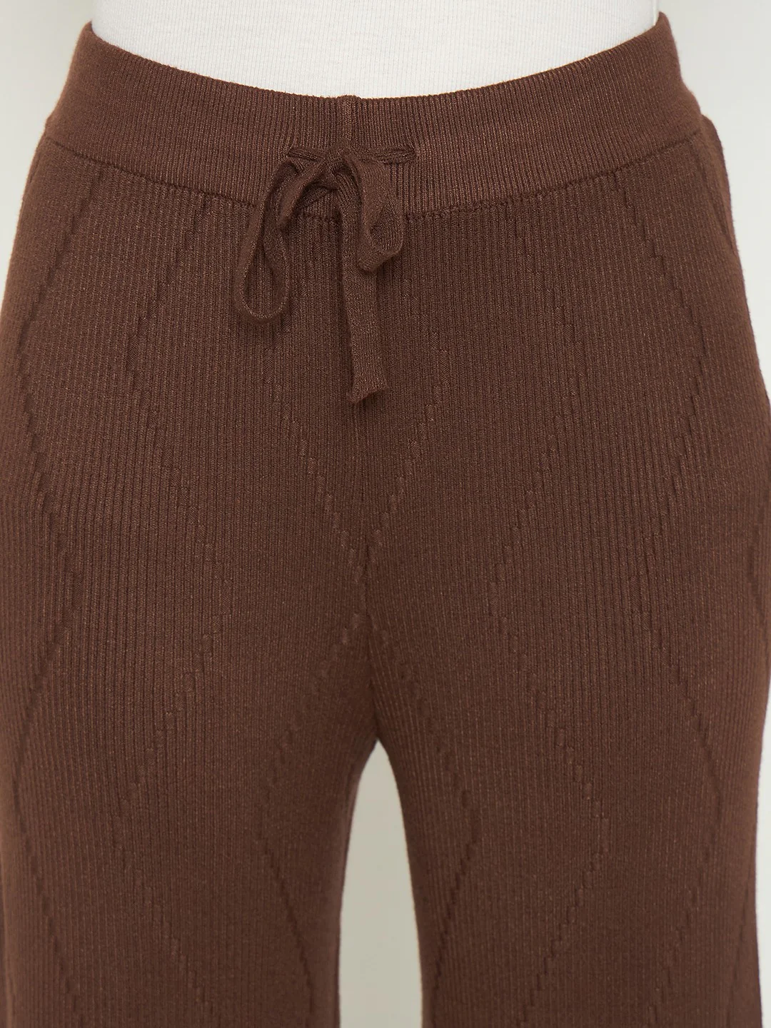 Madame Brown Straight Fit Wool Bottoms - Image 7