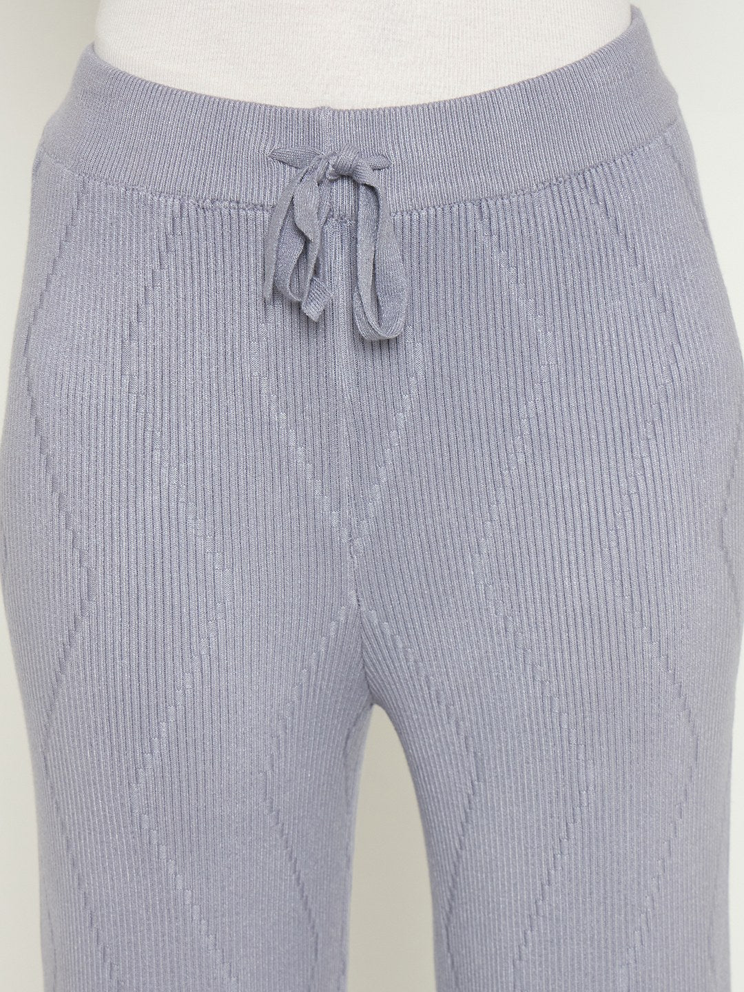 Madame Mauve Colour Straight Fit Wool Bottoms - Image 7