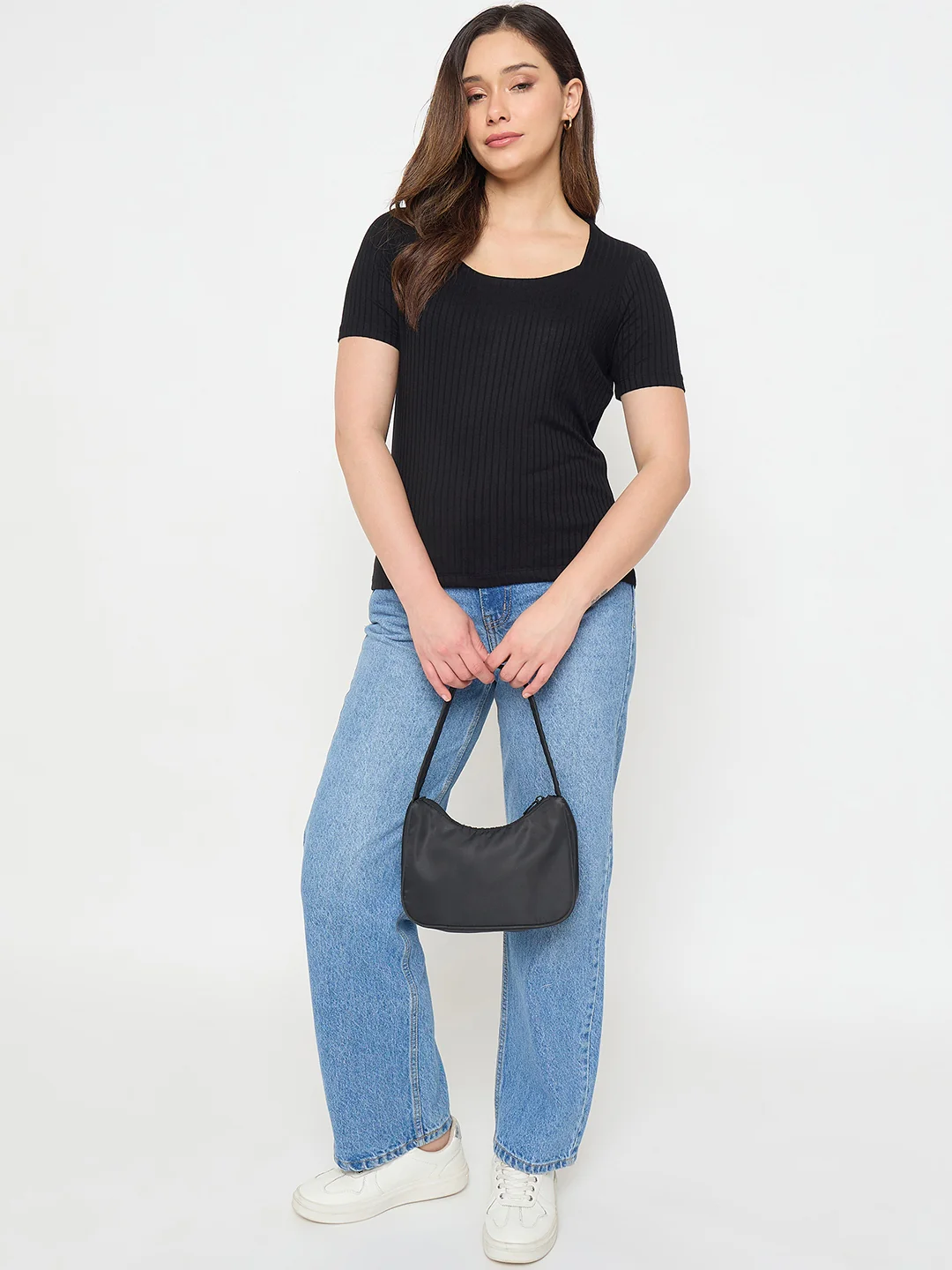Madame Rayon Blend Round Neck T-Shirt - Image 3