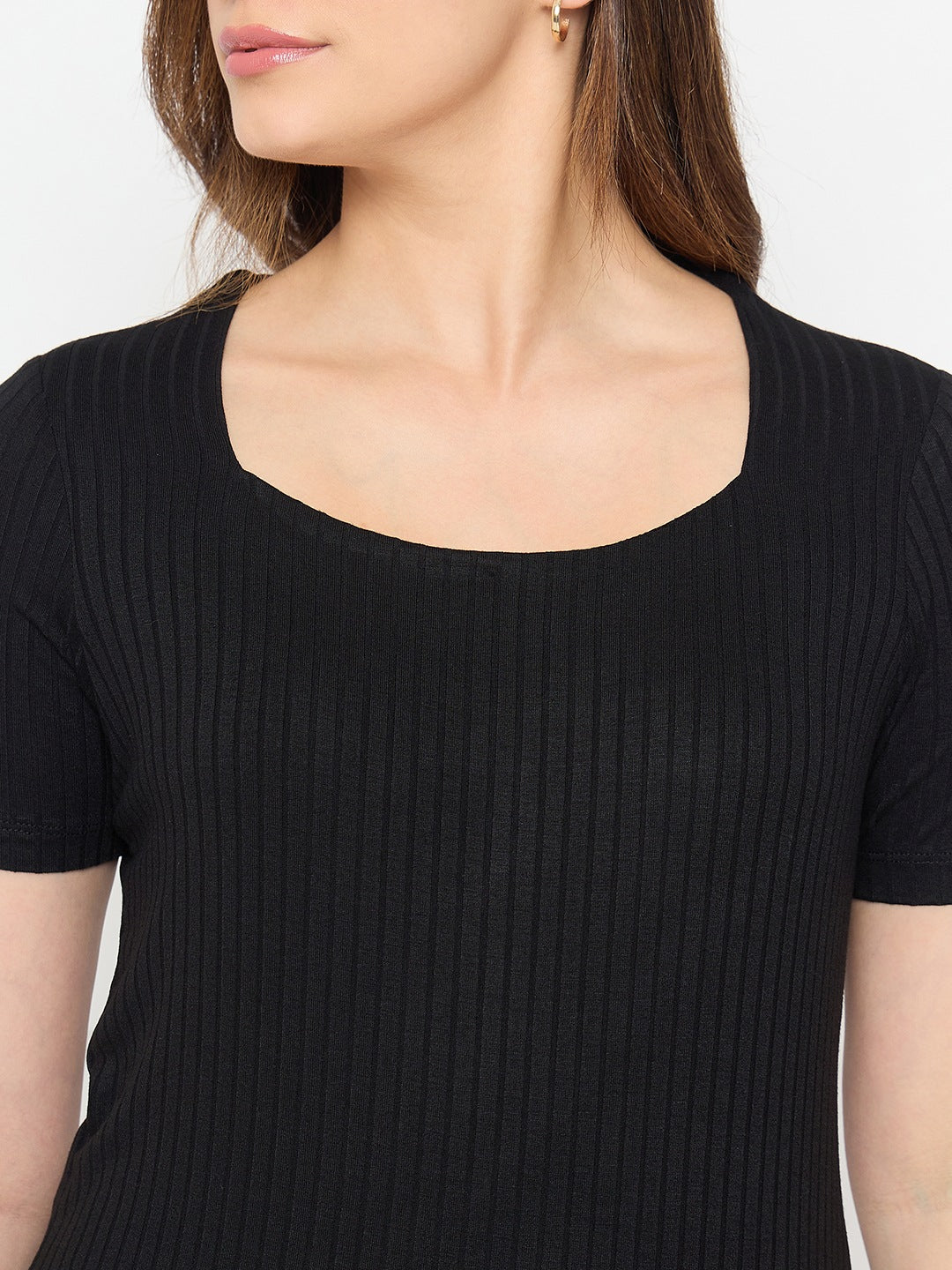 Madame Rayon Blend Round Neck T-Shirt - Image 7