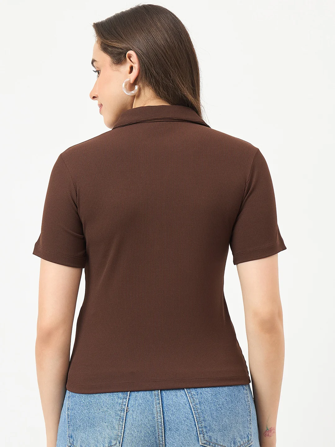 Madame Coffee Half-Sleeve Slim-Fit T-Shirt - Image 6
