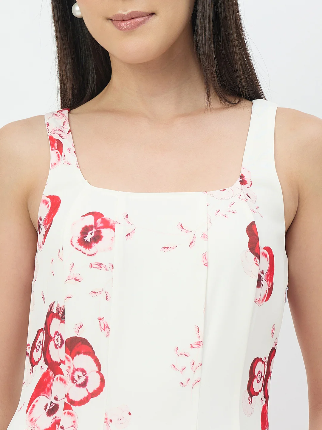 Madame Off-White Stretch Bodycon Dress - Image 7