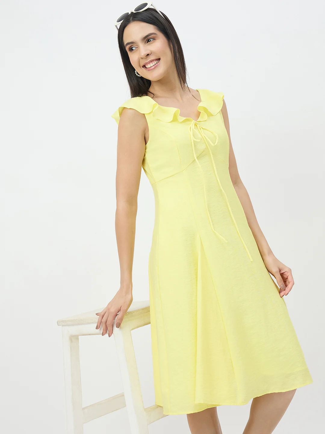 Madame Lemon Rayon-Blend Dress - Image 2