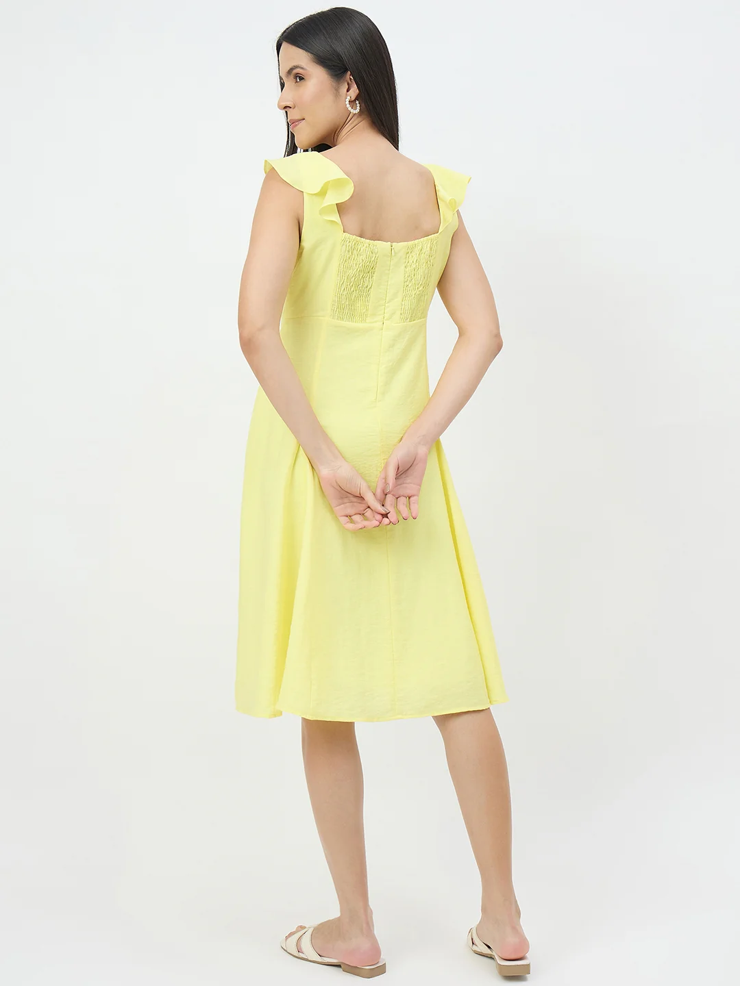 Madame Lemon Rayon-Blend Dress - Image 6