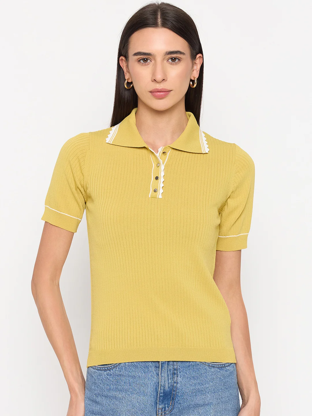 Madame Lemon Viscose-Blend Knit Top