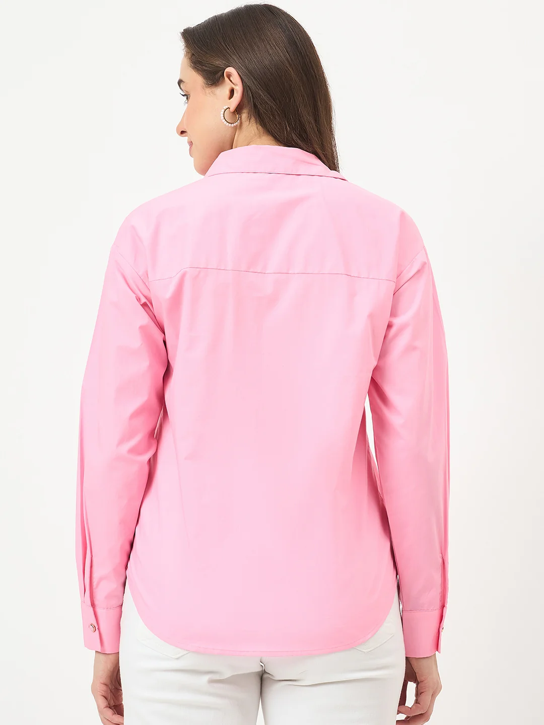 Madame Pink Cotton Shirt - Image 6