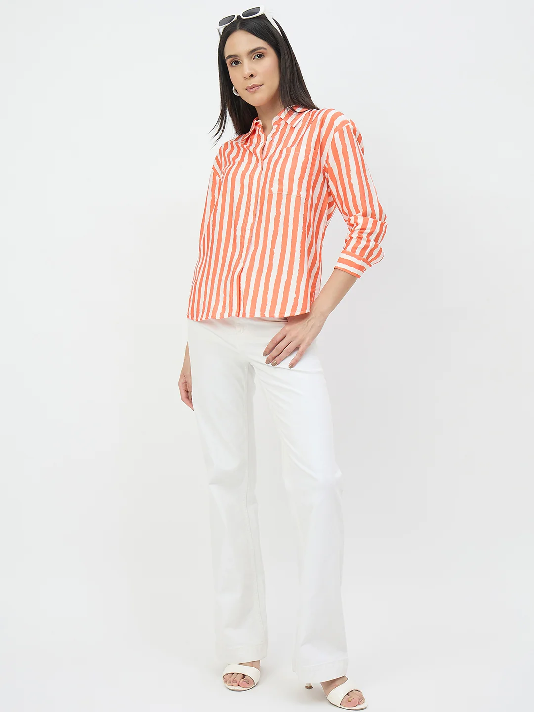 Madame Orange Viscose-Blend Shirt - Image 3