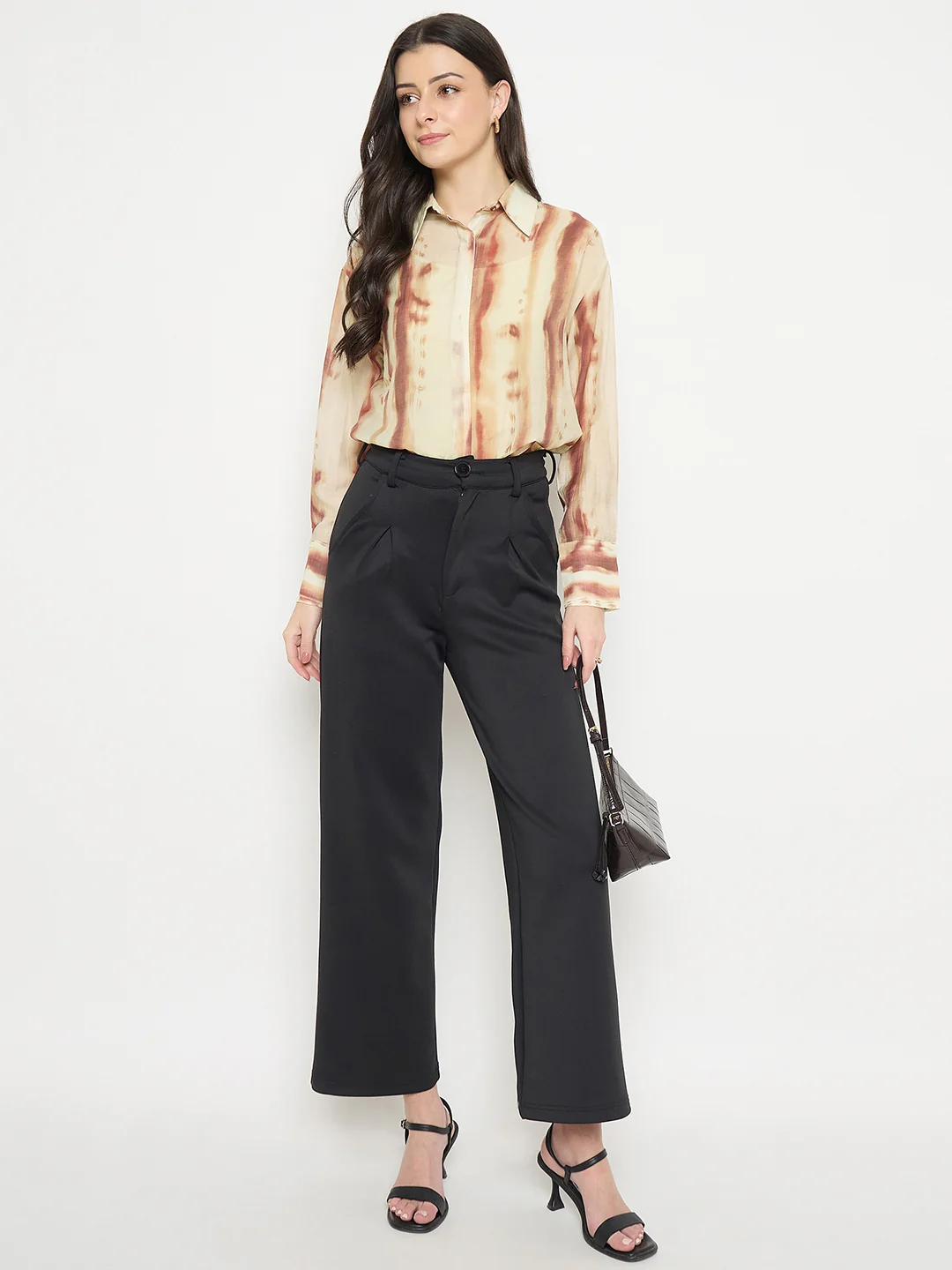 Madame Brown Tencel Nylon Blend Printed Shirt - Image 2