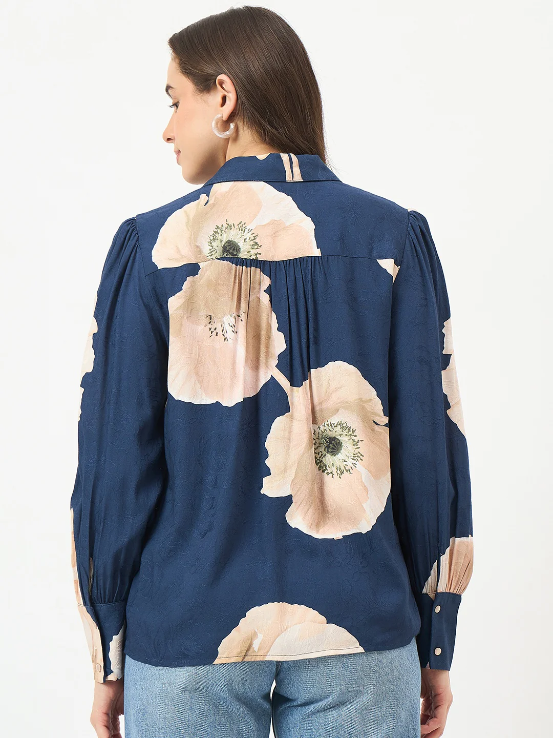 Madame Navy Rayon Shirt - Image 6