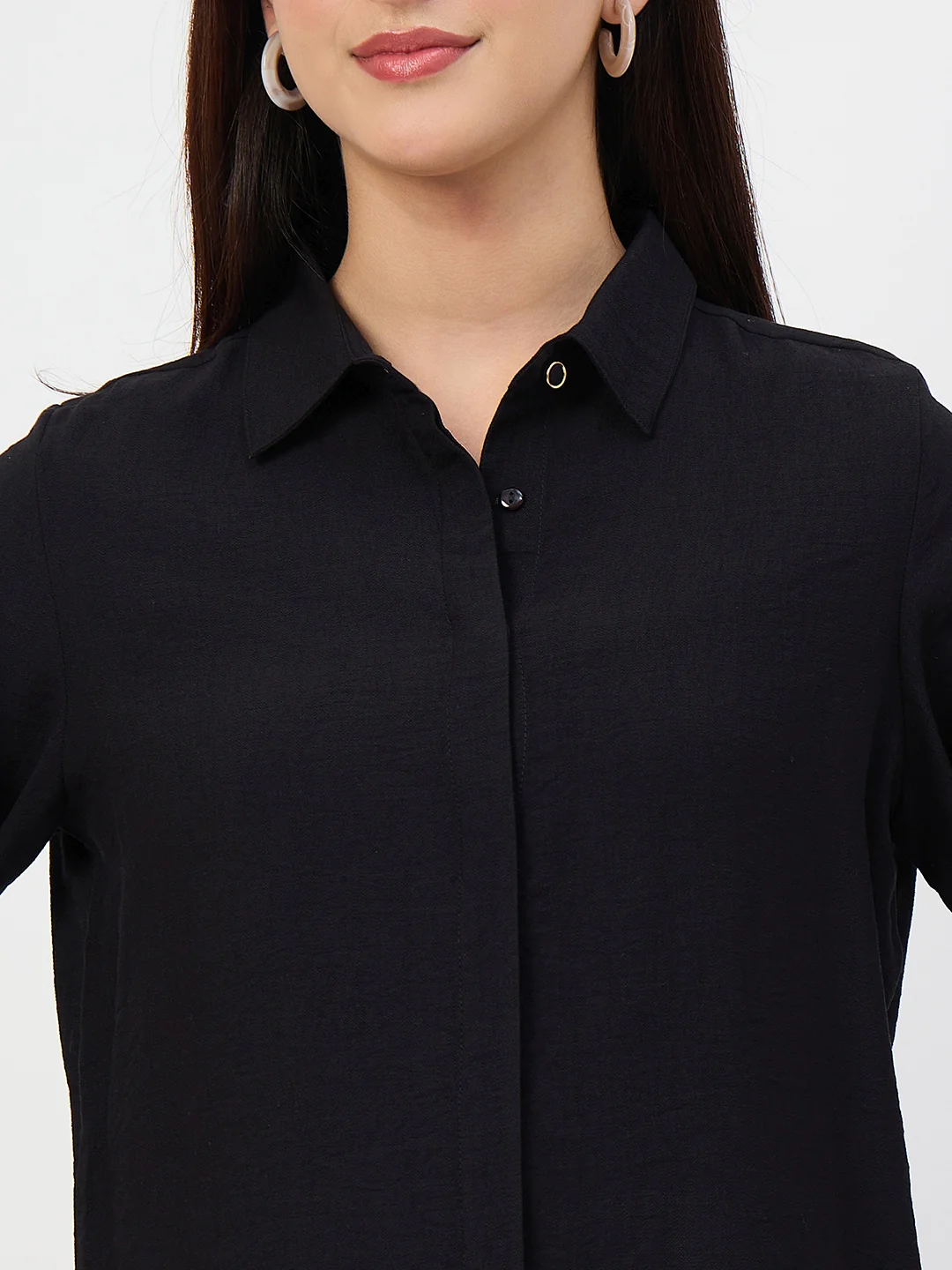 Madame Black Rayon-Blend Shirt - Image 7