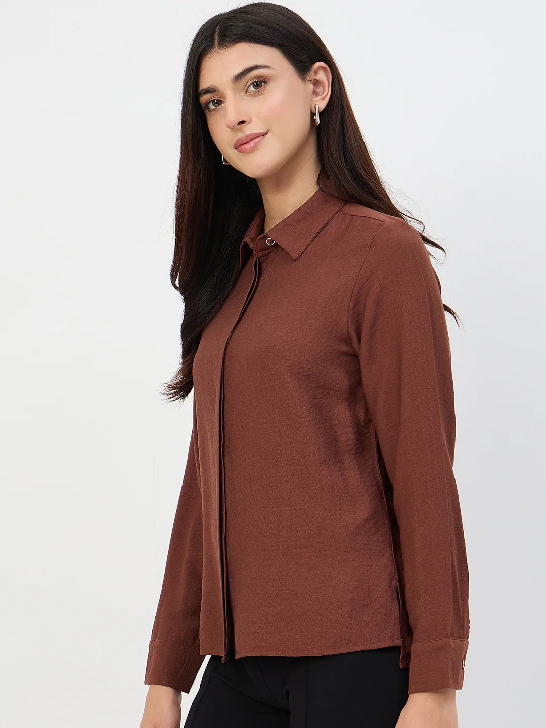 Madame Coffee Rayon-Blend Shirt - Image 5