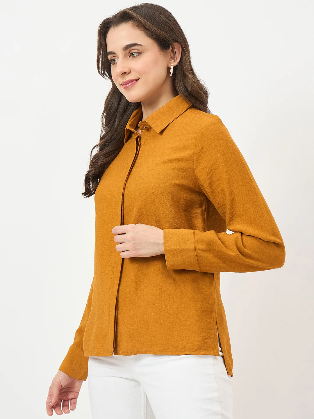 Madame Mustard Rayon-Blend Shirt - Image 5