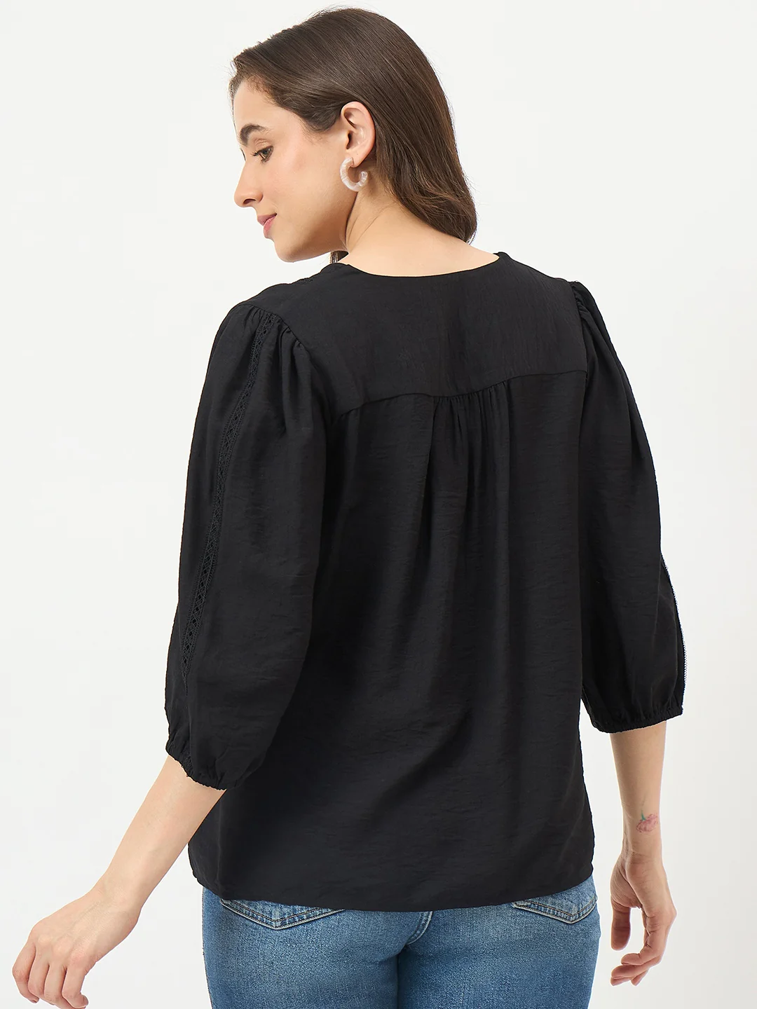 Madame Black Rayon-Blend Cami Top - Image 6