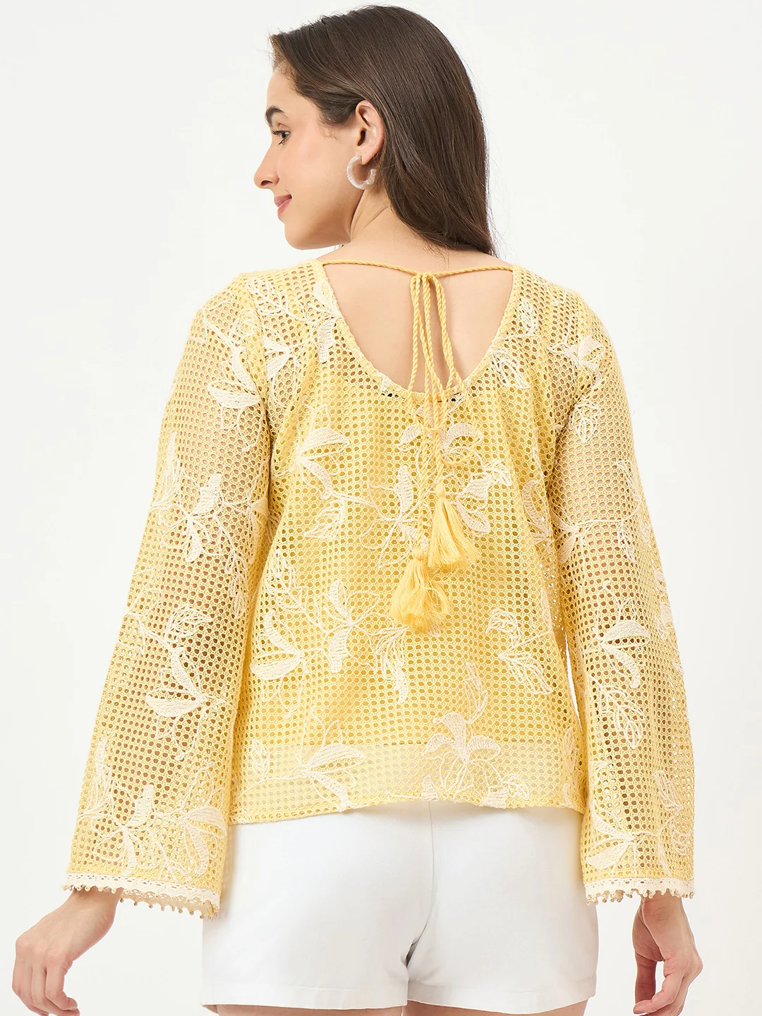 Madame Yellow Puff-Sleeve Top - Image 6