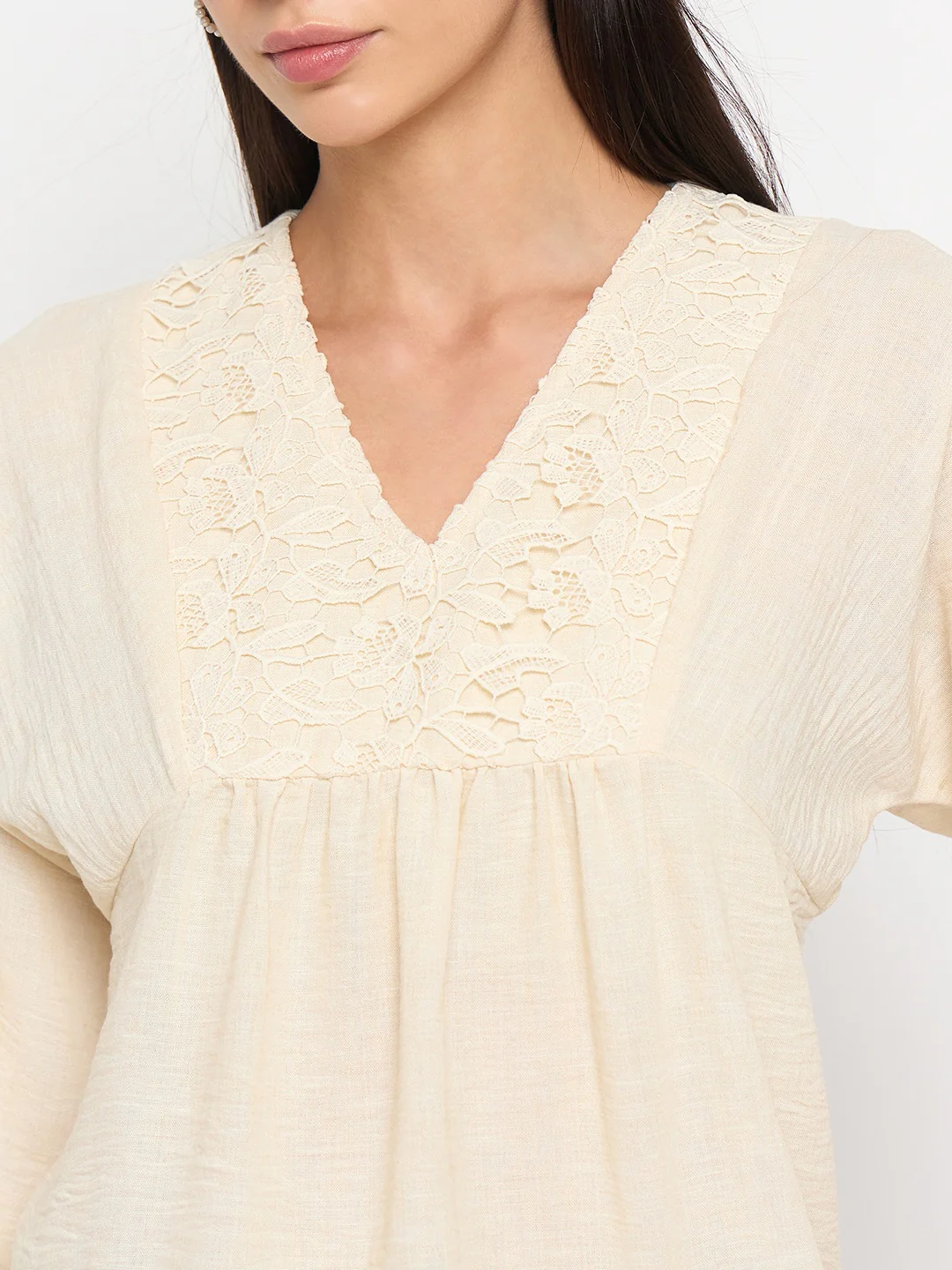 Madame Off-White Printed Top - Image 7