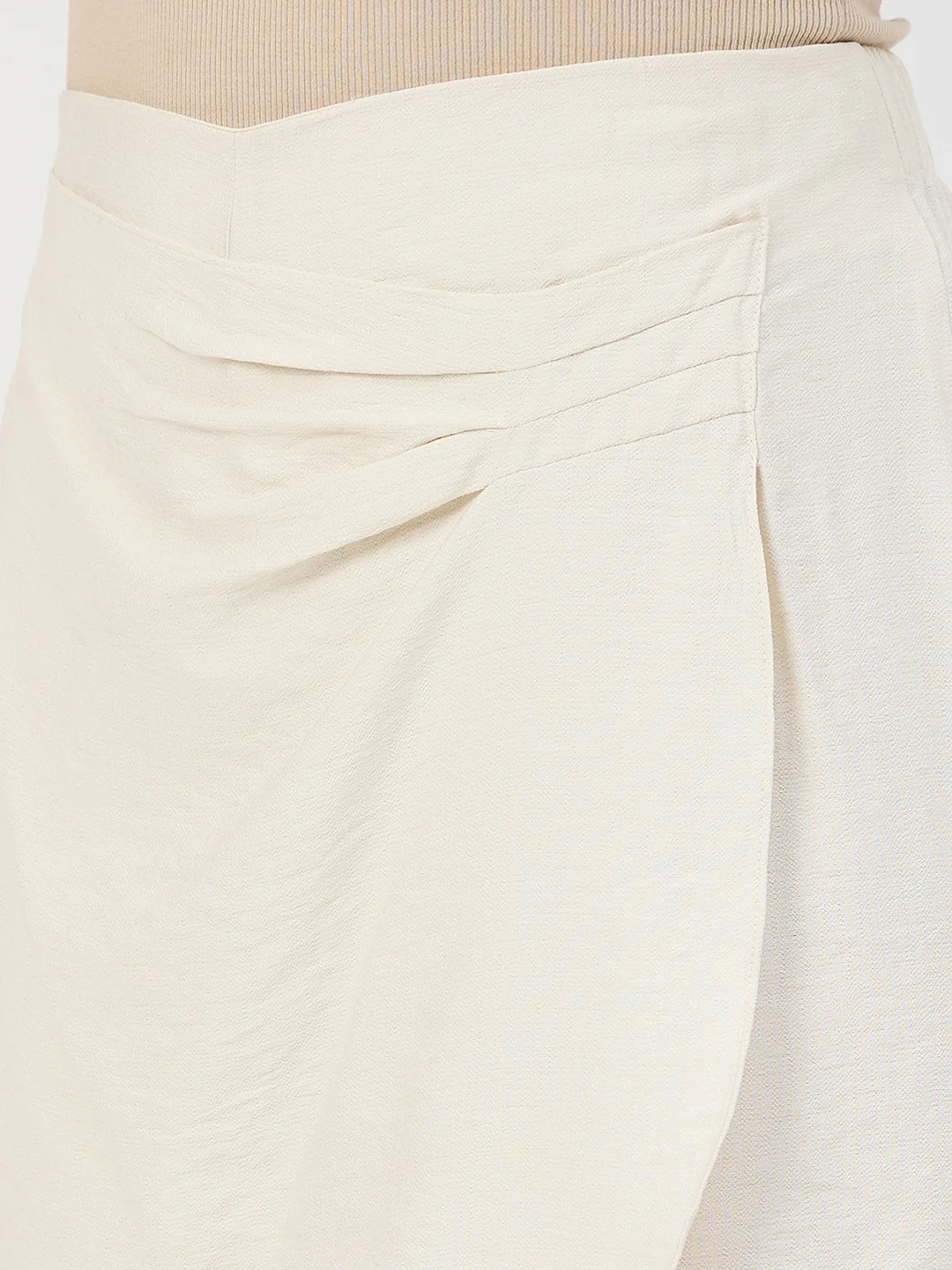 Madame Beige Printed Rayon-Blend Shorts - Image 7
