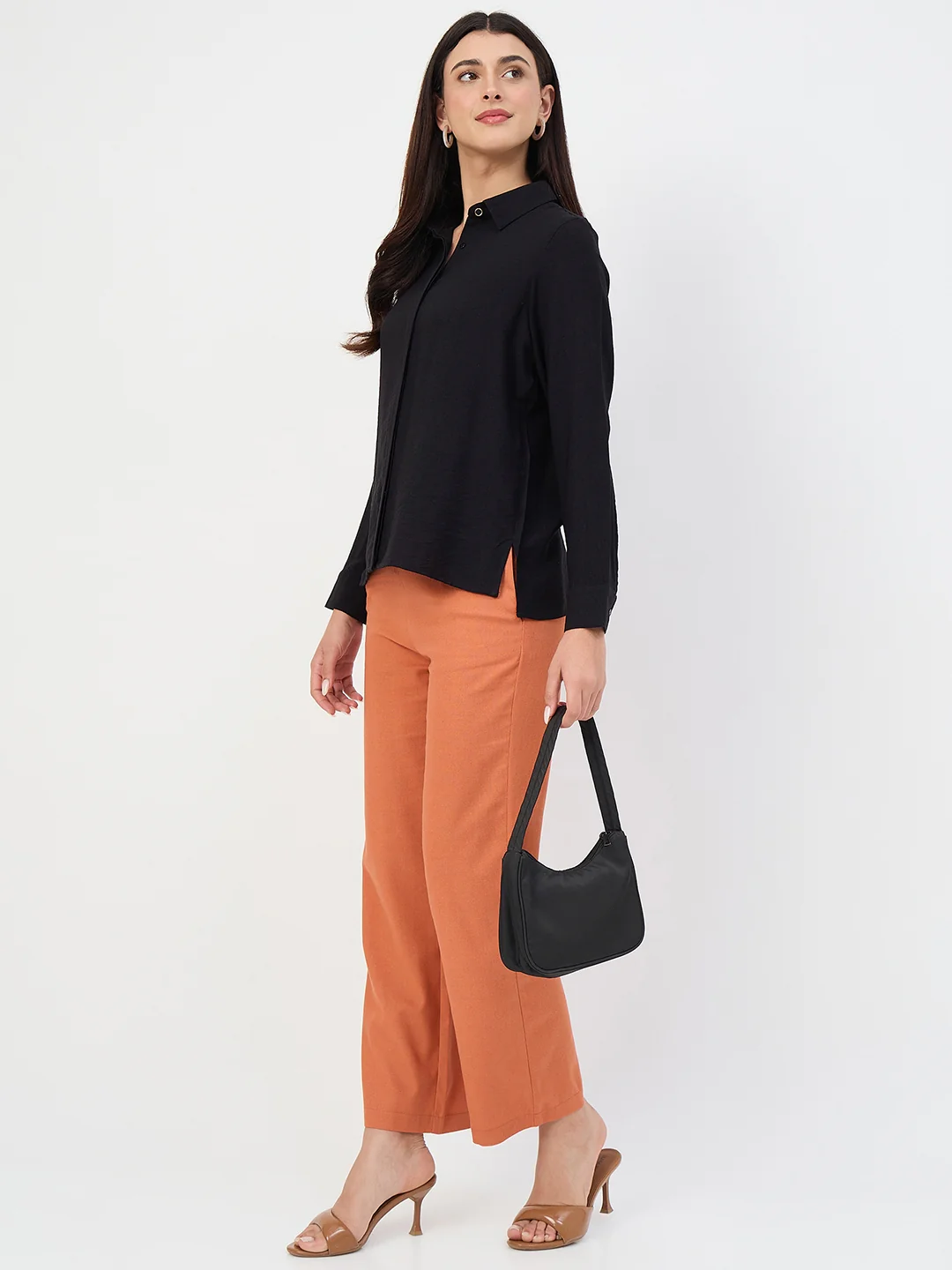 Madame Rust Straight-Fit Linen-Blend Trousers - Image 2