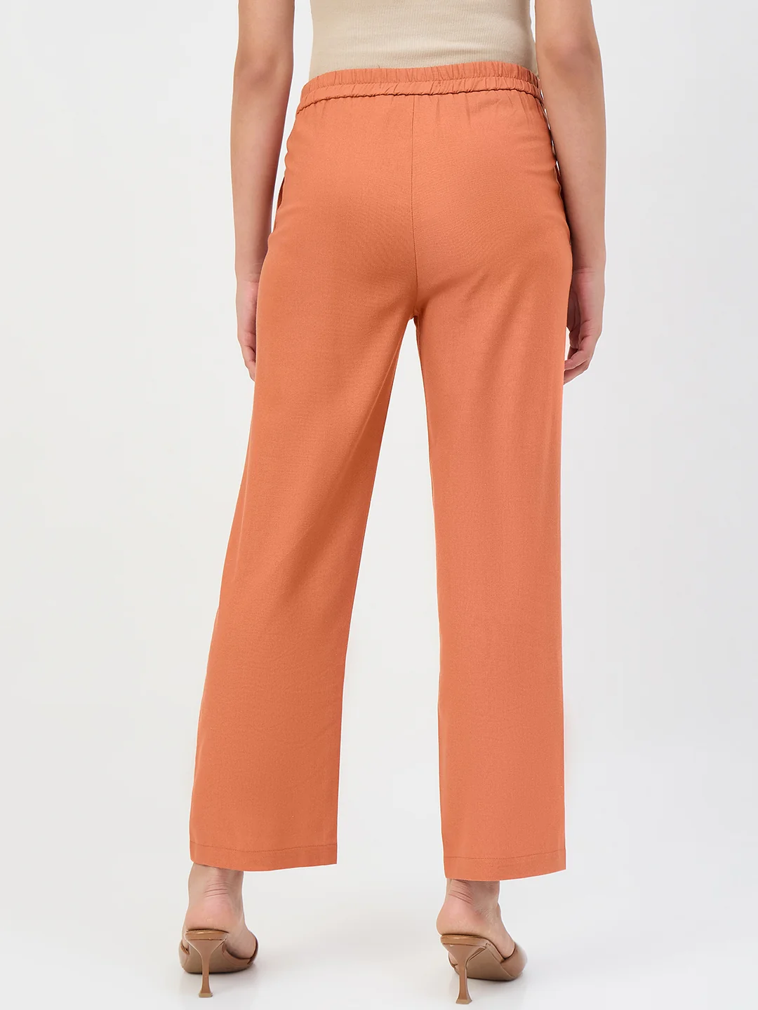 Madame Rust Straight-Fit Linen-Blend Trousers - Image 6