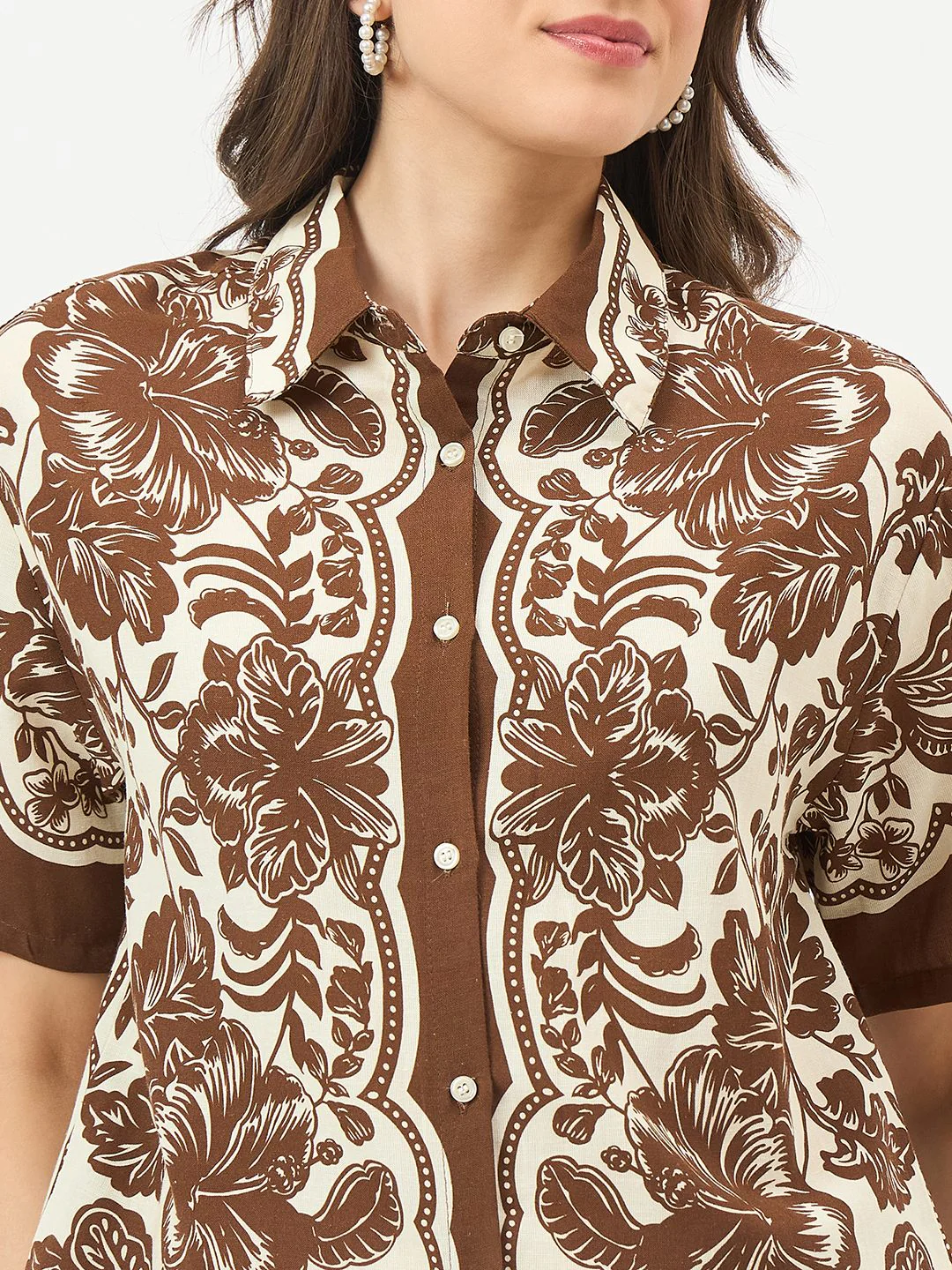 Madame Brown Embroidered Co-ord Set - Image 8